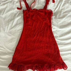 Red Women's Mini Dress